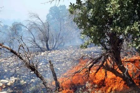 احتمال آتش‌سوزی‌های وسیع در لرستان وجود دارد
